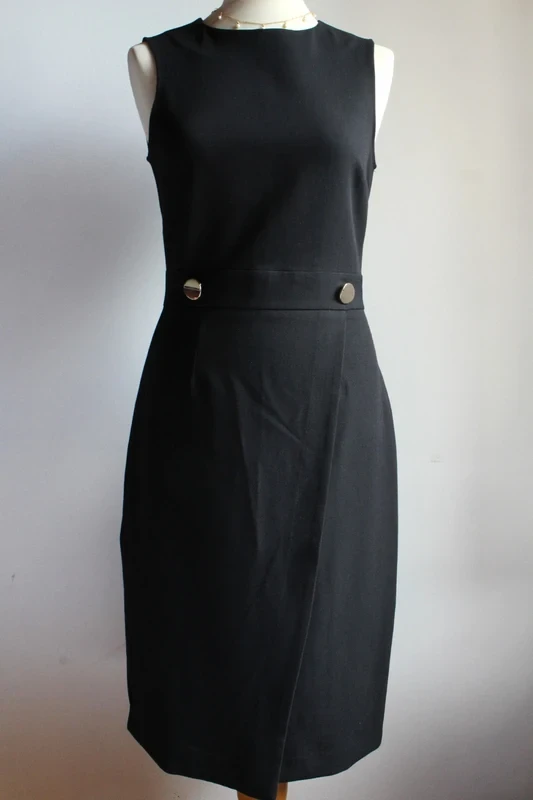 Black H&M cinched dress – photo 4